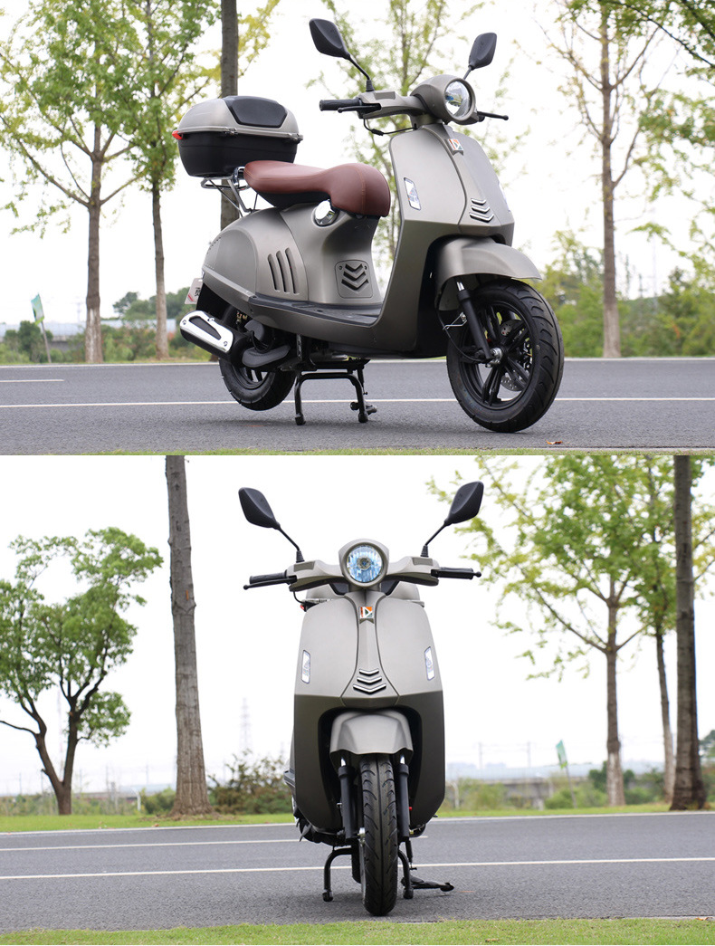 复古比亚乔踏板车 罗马假日125cc两轮摩托燃油摩托车 成人助力车