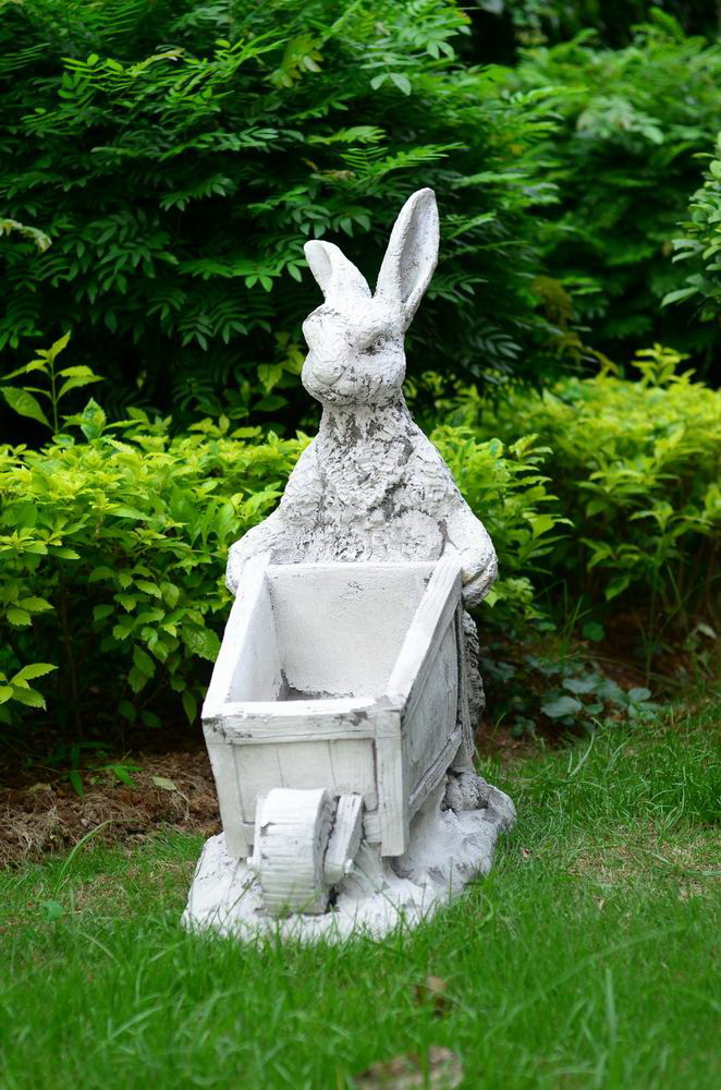 福建工厂直销可定制打样树脂水泥氧化镁工艺品字母鹅花园摆件批发