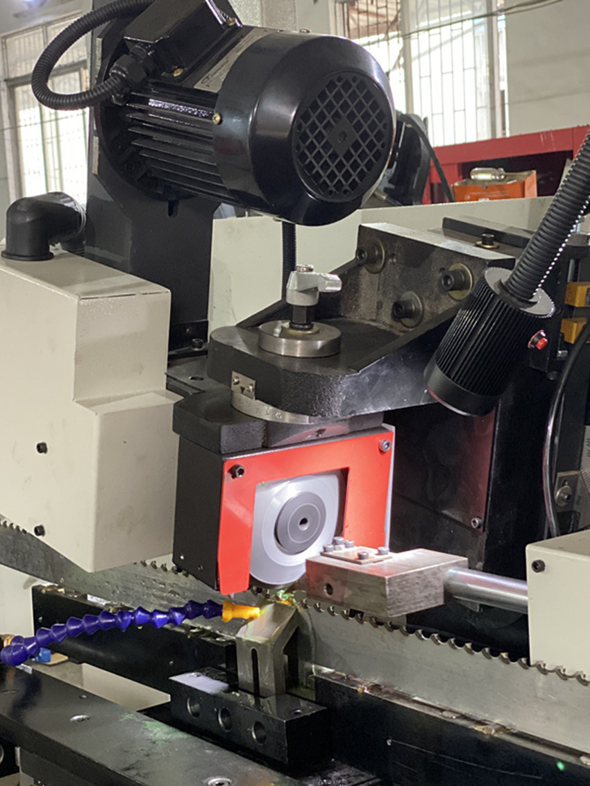 ldx-021全自动硬质合金带锯条,框锯条前角磨齿机