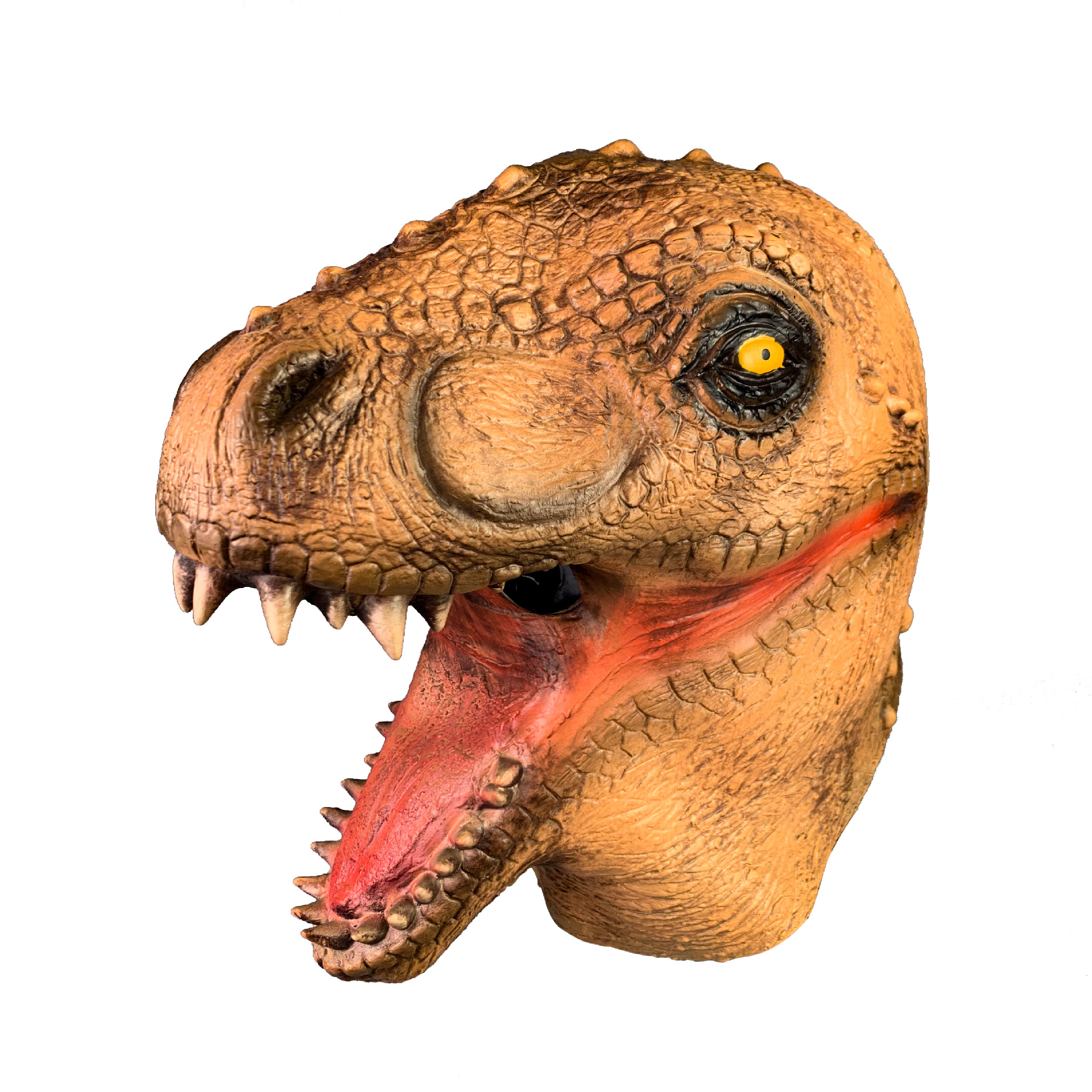 大嘴鳄鱼面具变装吓人面具乳胶动物头套面具批发搞怪卡通道具