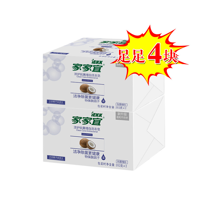 家家宜 洁护洗衣皂(202*2)克*2组
