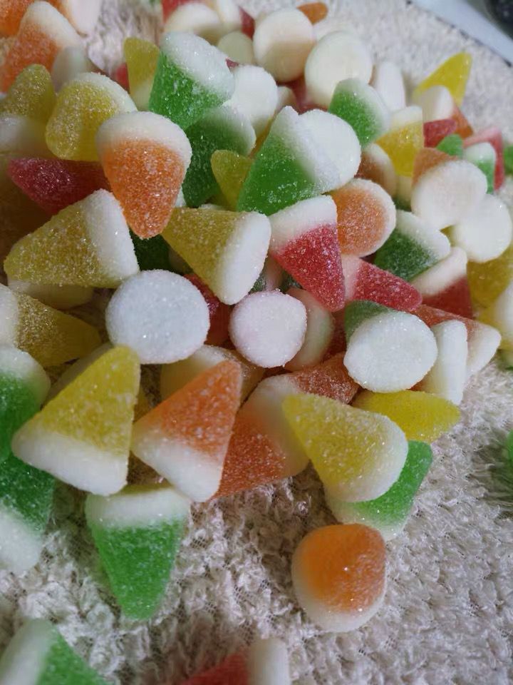 小帽子软糖混合味雪糕筒软糖混合口味橡皮糖q糖果童年怀旧小零食