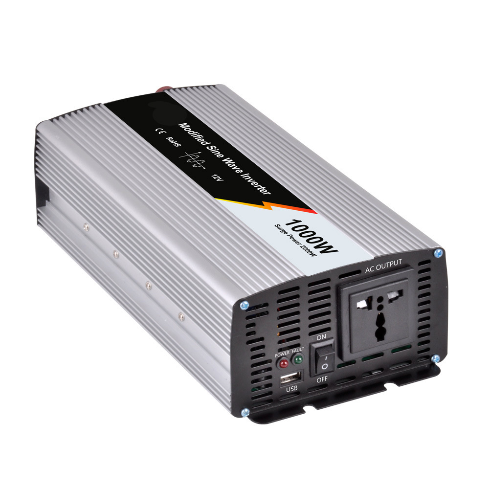 逆变器1000w修正波12v24v48v转220v太阳能/家用/车载逆变器