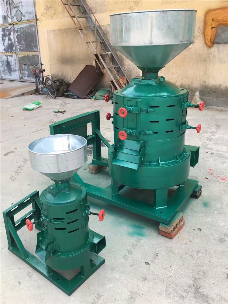 内蒙苞米脱皮打碴子机谷子碾小米机稻子去壳碾米机杂粮脱皮碾米机