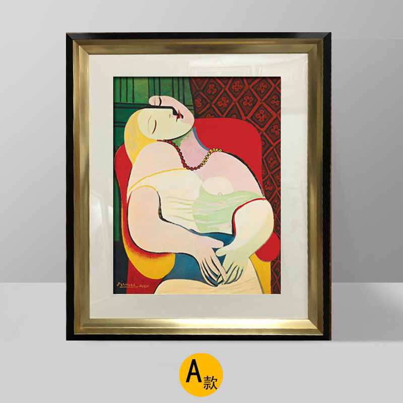 美式世界名画装饰画 玄关欧式美式过道艺术挂号 梦系列艺术油画