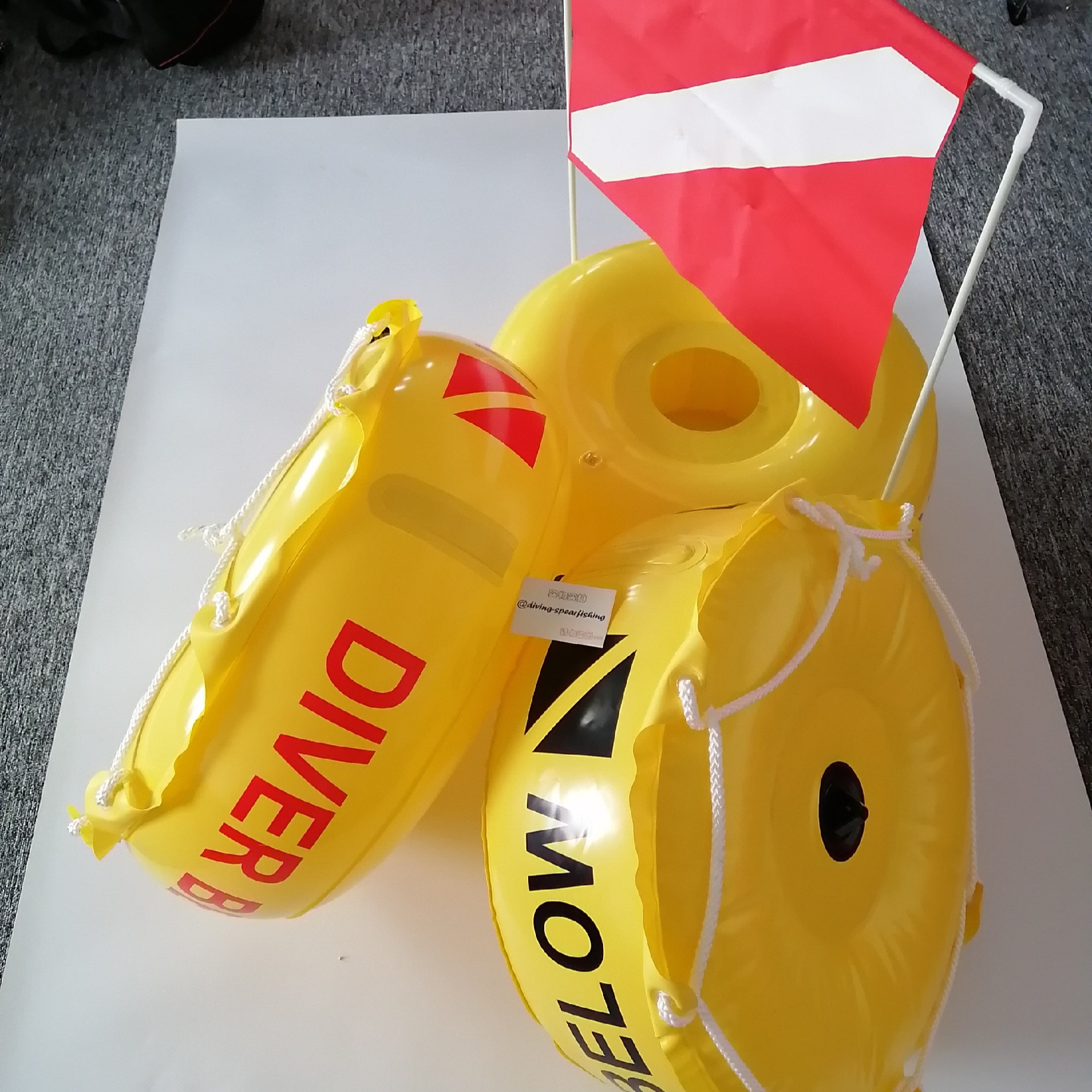 自由潜训练用浮球 pvc自由潜水配件 自由潜浮球free diving float