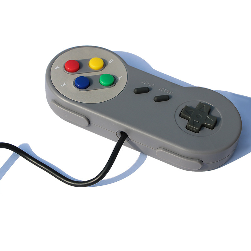 pc电脑游戏手柄 超任游戏手柄 snes游戏手柄 usb游戏手柄超人手柄