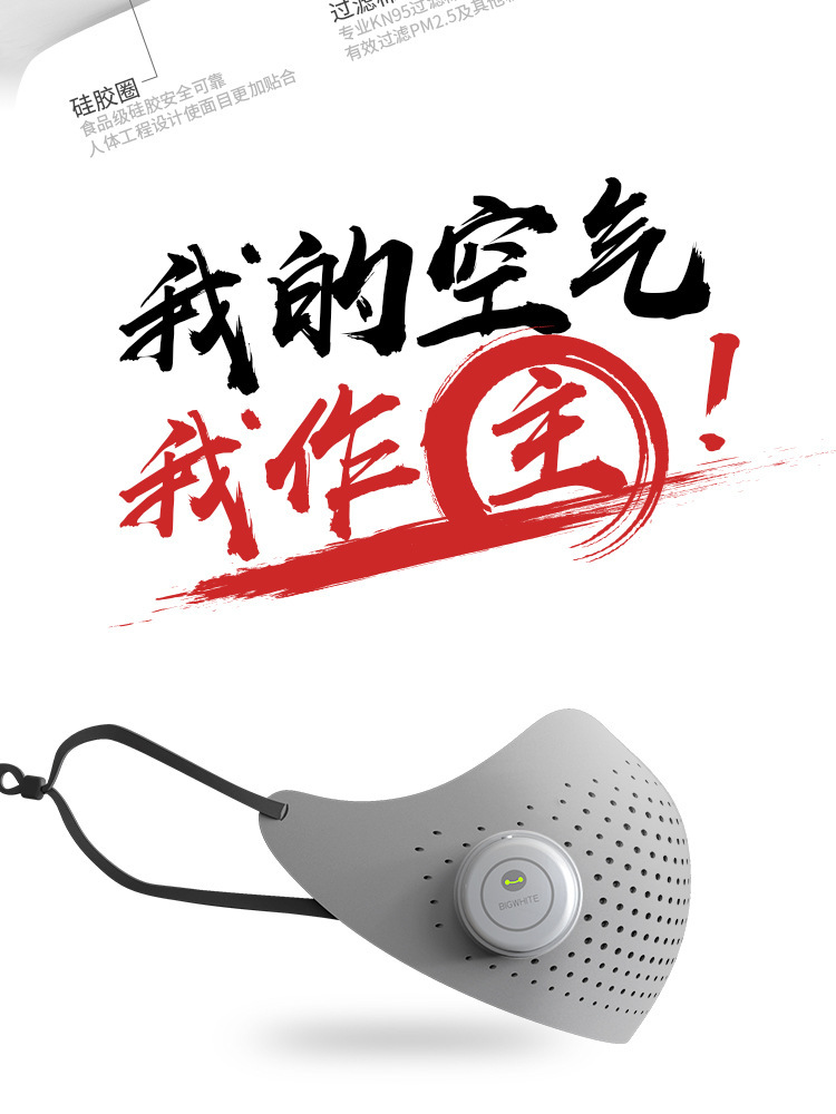 5 负离子电子口罩oem厂家定制