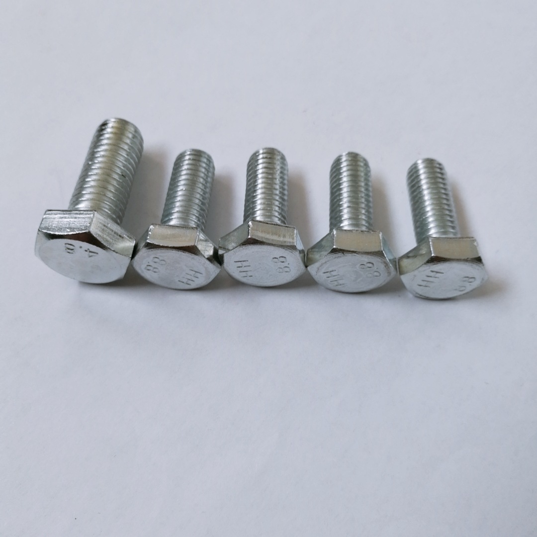 厂家直销六角螺栓 国标镀锌8.8级外六角螺栓 现货供应m24六角螺丝