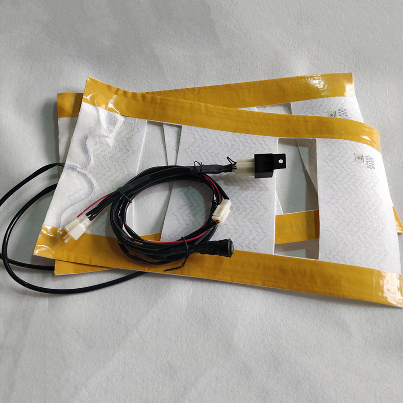 工厂定制汽车座椅加热垫合金丝碳纤维内置式电加热卡车坐垫发热片