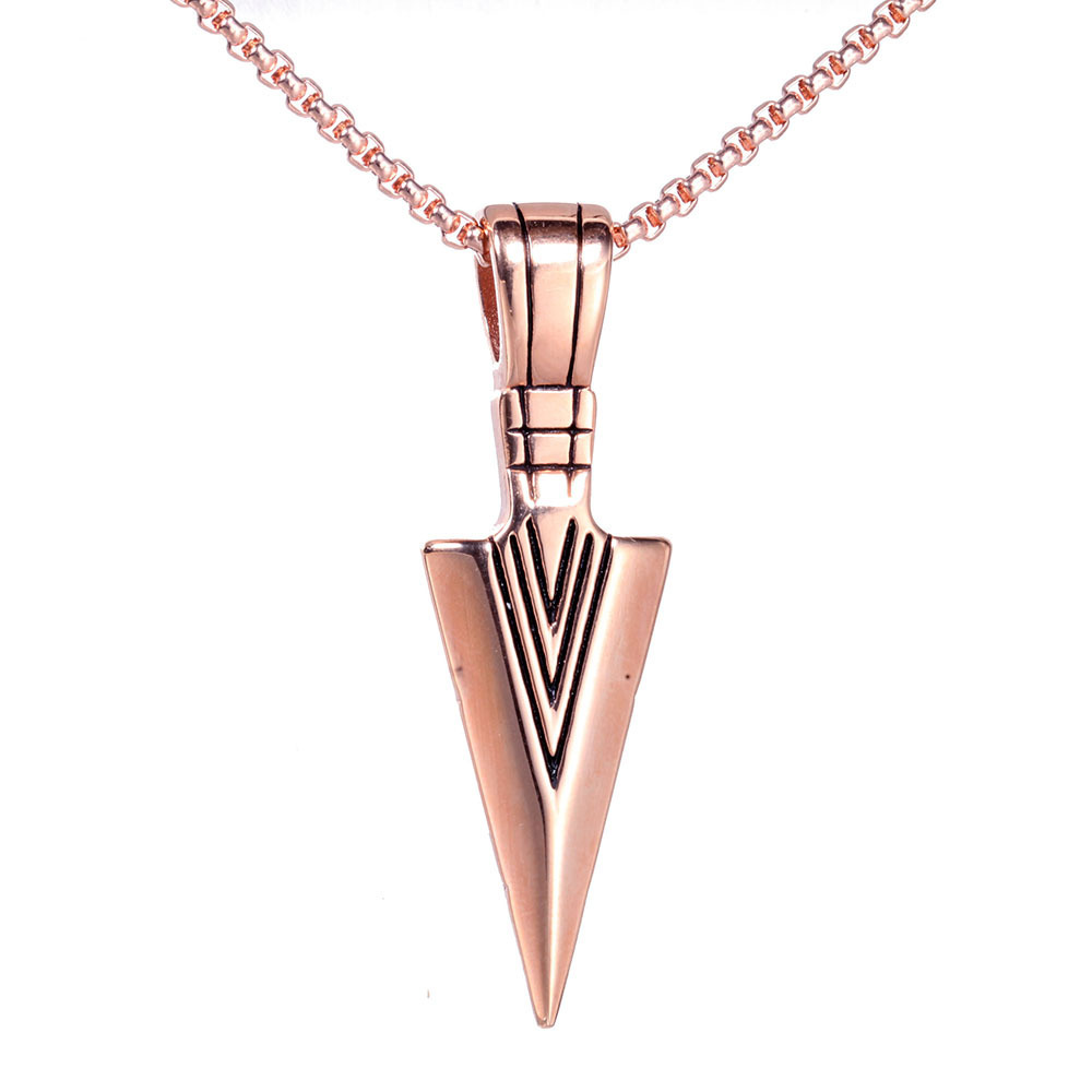 跨境电商款不锈钢箭头符号吊坠复古箭头吊坠