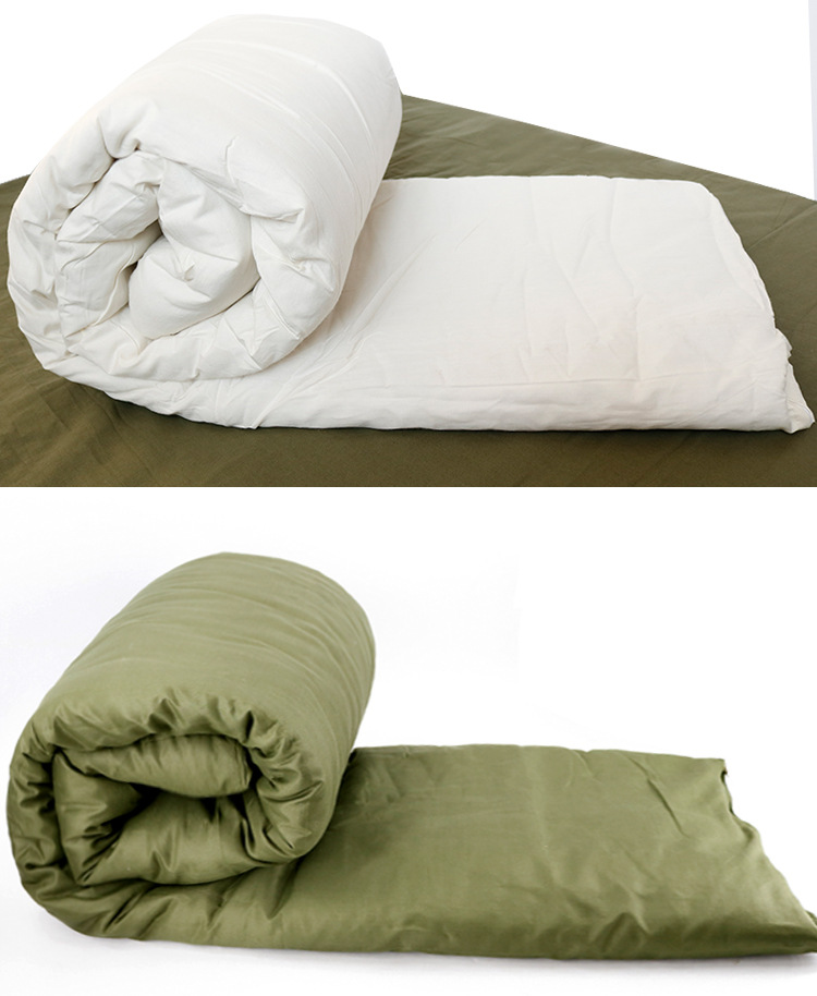 棉花褥子_批发01陆热熔被褥白色军绿色棉花军训褥子军陆空 - 阿里巴巴