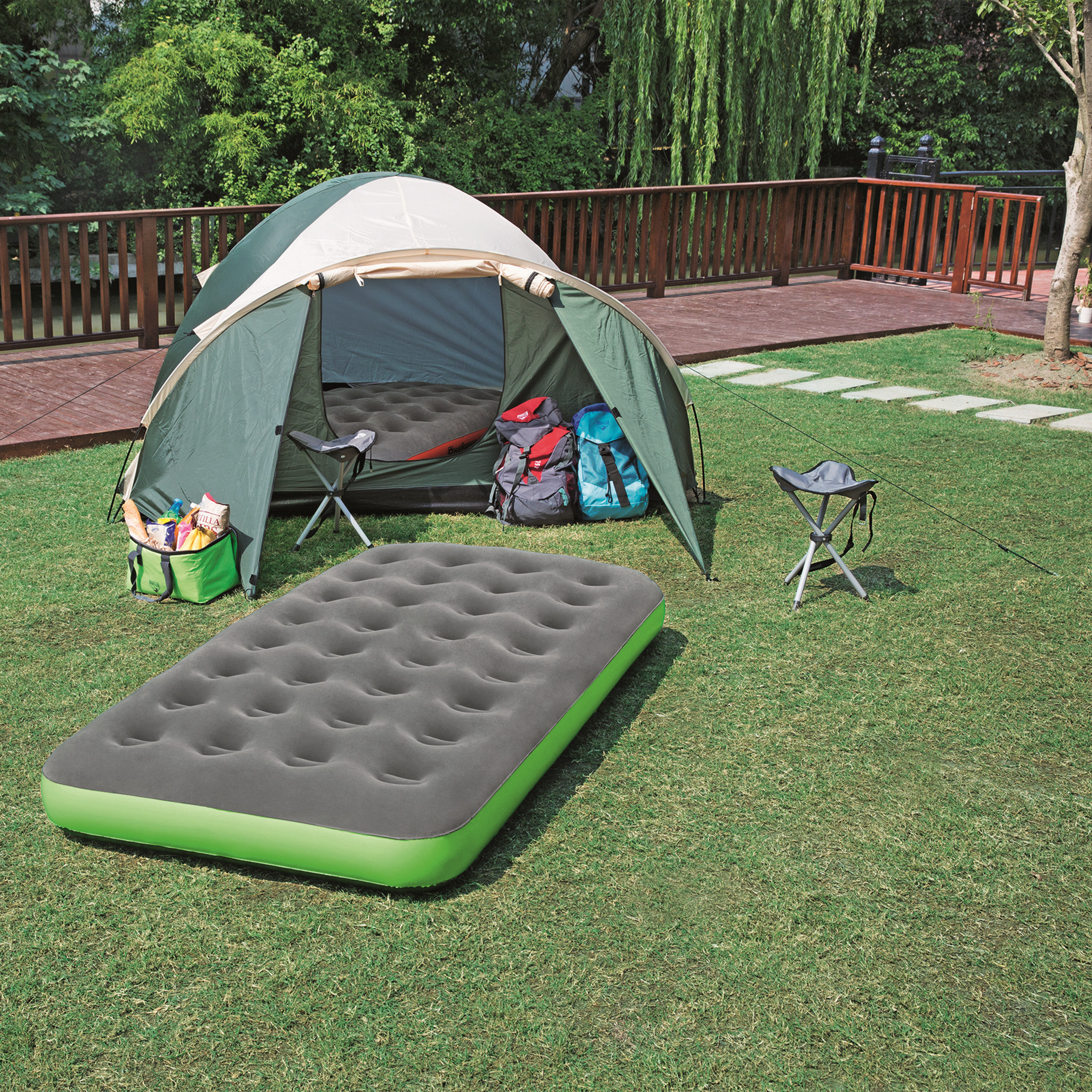 bestway67634 5魔袋气床单人双人午休充气床垫户外野营帐篷便携床