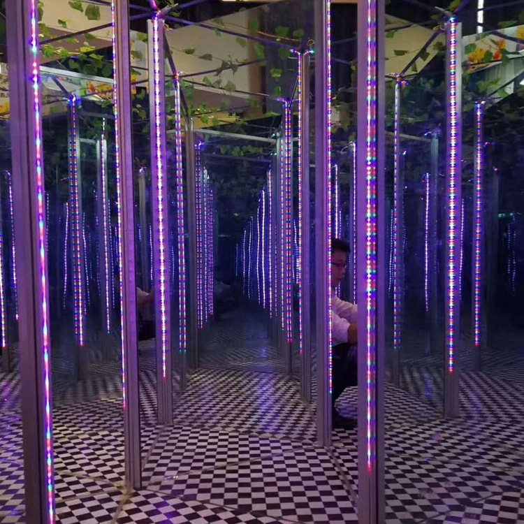 专业镜子迷宫 玻璃迷宫租赁 源头厂家户外亲子活动定制迷宫厂家