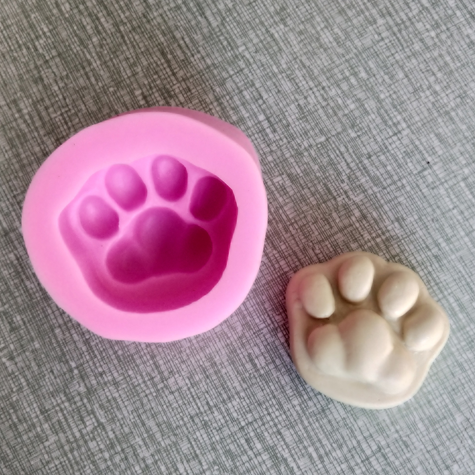 3d立体猫爪硅胶翻糖蛋糕装饰模具 diy巧克力慕斯雪糕 香薰石膏