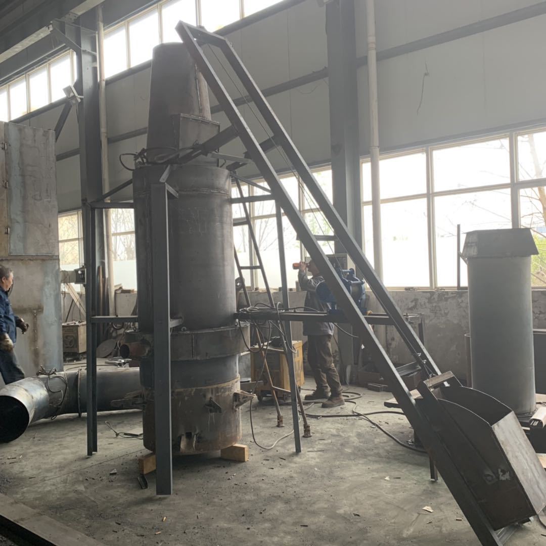 厂家供应熔炼炉废旧电瓶铅还原布袋除尘10吨20吨易拆移