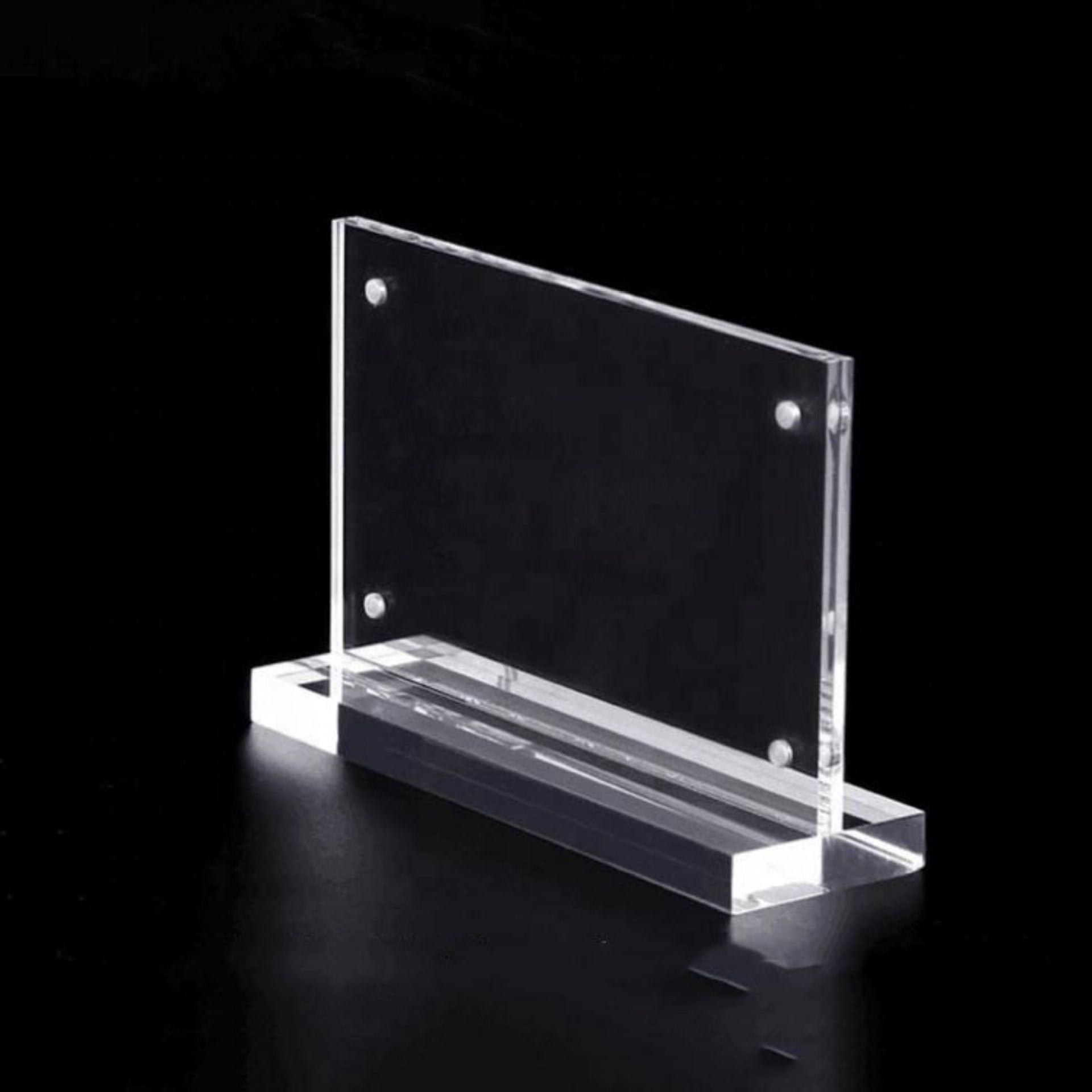 厂家直销透明亚克力台卡 a5强磁台卡 a4t型亚克力台卡-阿里巴巴