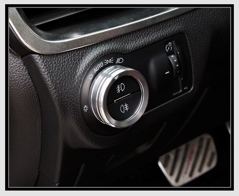 适用于别克新君威英朗威朗昂科威大灯旋钮装饰圈科鲁兹内饰亮片贴