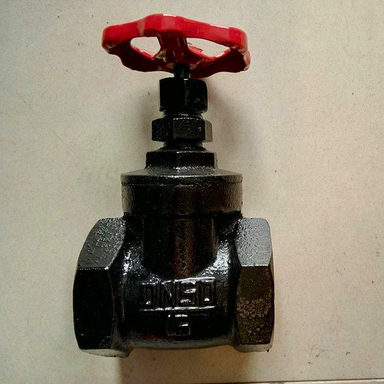 硬密封水阀 dn50丝扣水闸阀开关 手动阀门 丝口内螺纹闸阀z15t-10