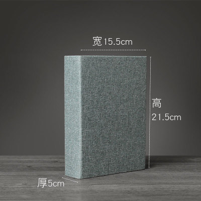 Linen Emulational Book Fake Book Decoration Chinese Household Living Room Plain Prop Books Antique Bookcase Model Room Decorative Book