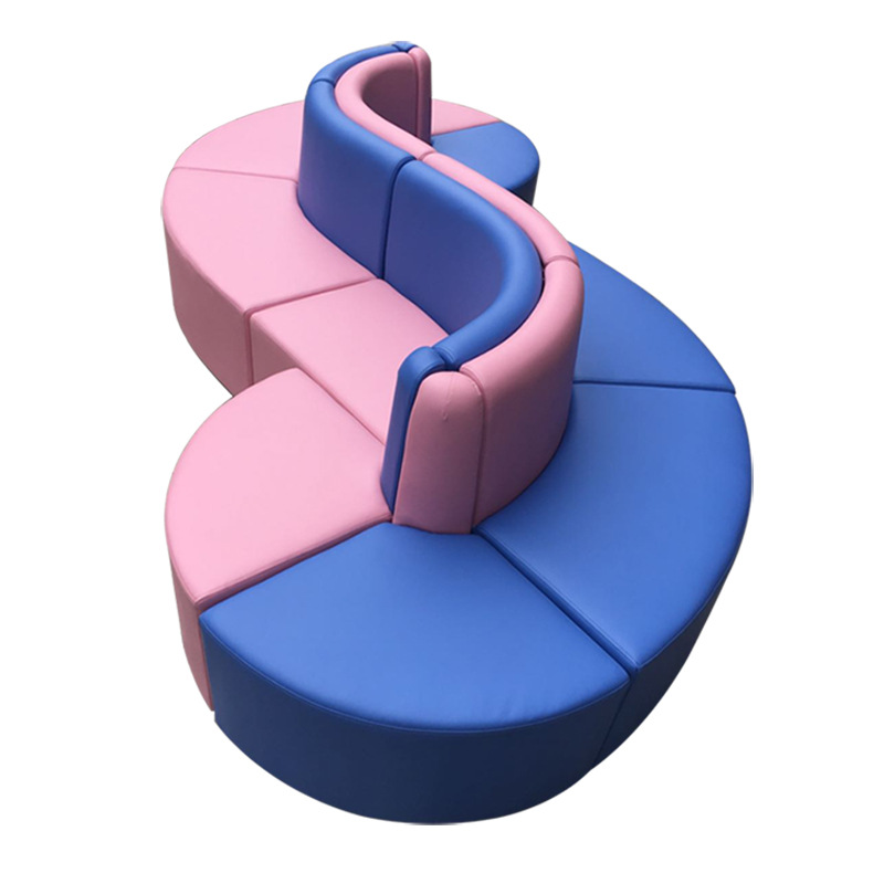 异形沙发组合沙发靠背沙发等候区沙发工作室沙发阅览室沙发