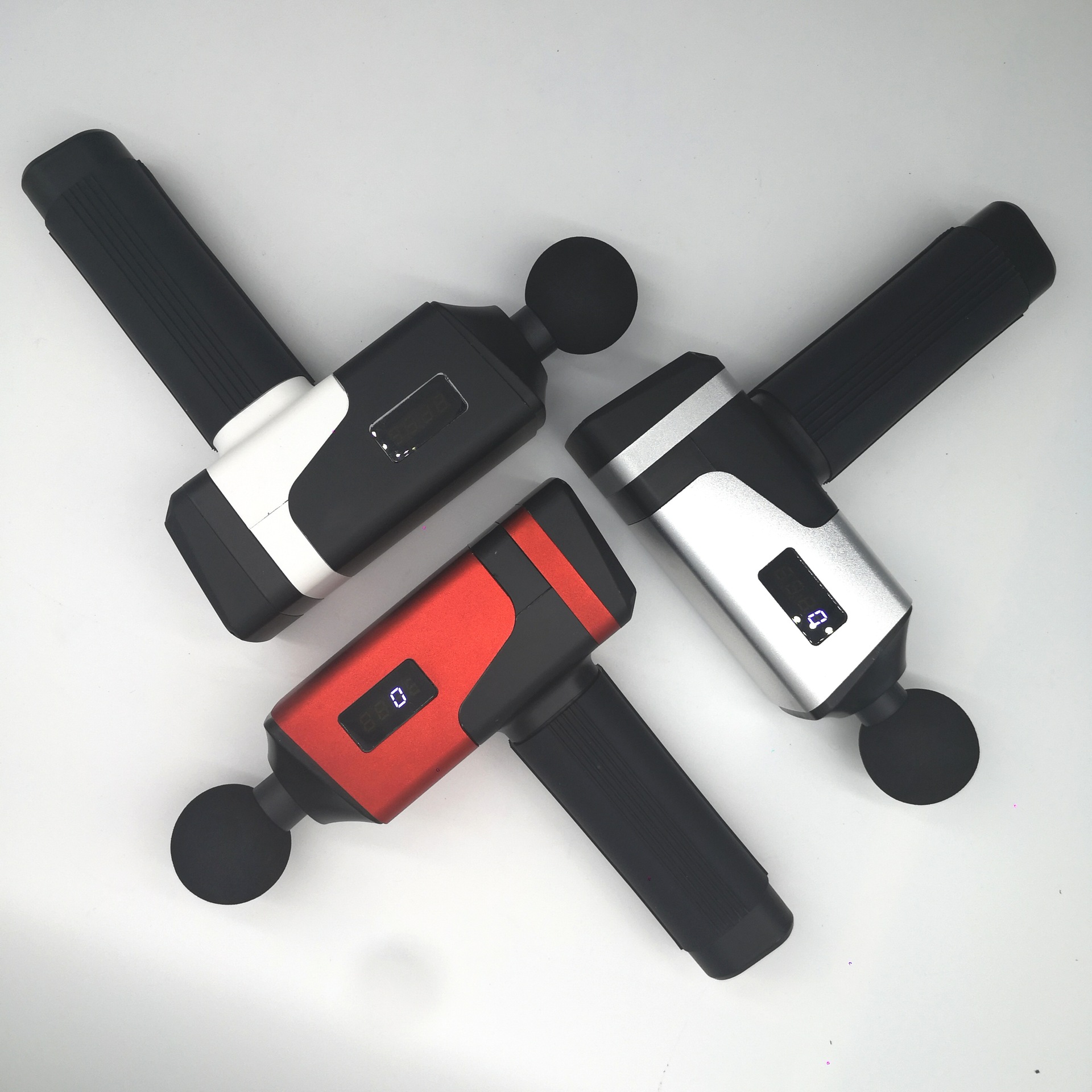 新款筋膜枪肌肉放松煅炼器筋络高频率电动按摩枪健身理疗器震动