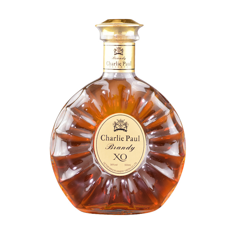 【礼盒装】金奖白兰地xo 洋酒38度 500ml单支带礼盒白兰地