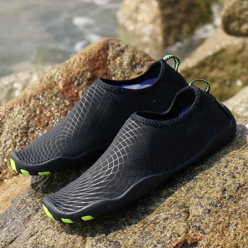 beach shoe Cross-Border Amazon Outdoor Swimming Shoes Couple Quick-Drying Wading Shoes Upstream Shoes Male Skin Shoes Female Beach Dive Boots