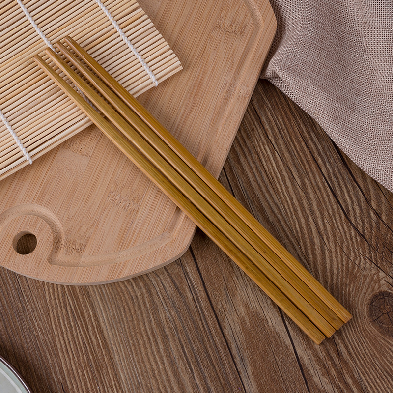 火锅正宗27cm湖南加长一次性10双家用日式套装碳化酒店筷火锅筷子