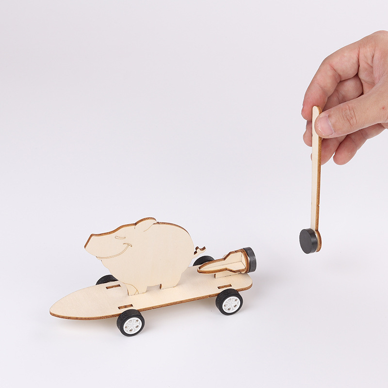 磁力小车 科技小制作小发明小学生手工玩具科学小实验材料diy物