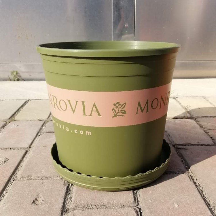 环球加仑盆 花盆 塑料月季绿萝花卉圆形盆特大号盆园艺种植盆托盘