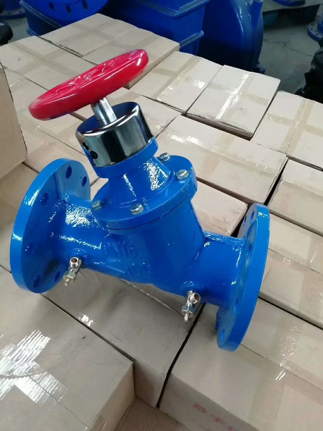 厂家供应sp45f数字锁定平衡阀,静态平衡阀,球铁暖通平衡阀