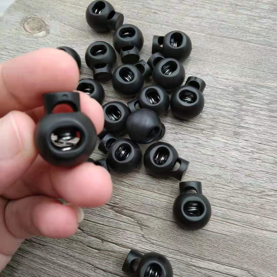 厂家供应 塑料球形扣 弹簧扣 地雷绳扣 弹簧扣 束帽扣 调节扣现货