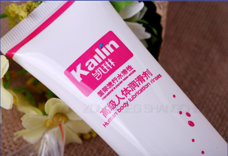 kailin酒店夜店娱乐用品水溶性人体润滑油剂凯琳60克短拉丝按摩油