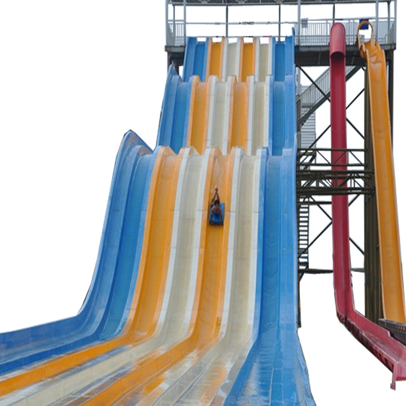 七彩滑道 水上乐园设备 厂家直销 户外水上大型设备 水上滑梯定制