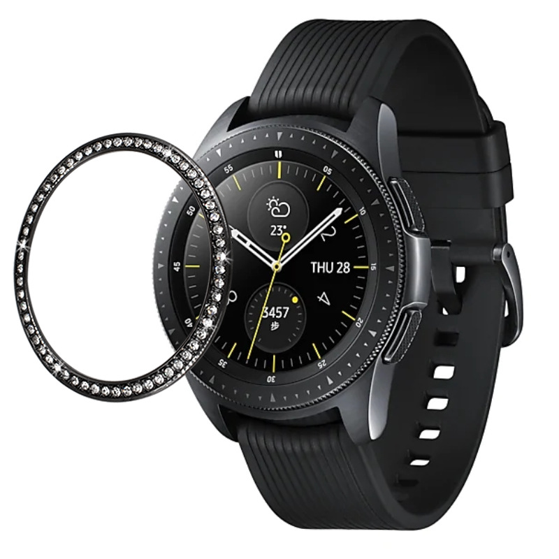 适用于三星s3手表镶钻表圈galaxy watch 42mm 46mm刻度环金属表圈