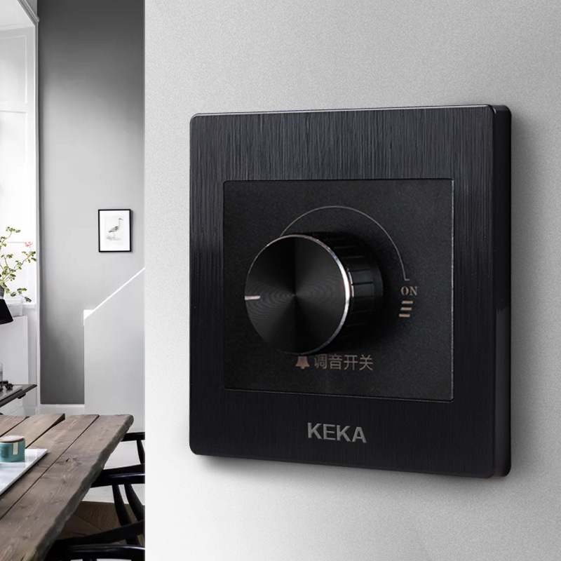 黑色波段调音开关声音调节10w波段式调音喇叭音量开关[s1-bdty-h]