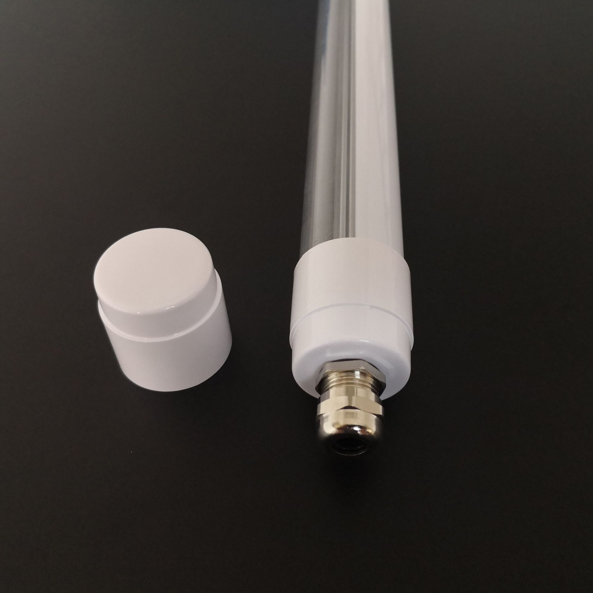 t8灯管防水套件 ip67防水等级 m12灯管金属防水灯头 冰柜防水灯头