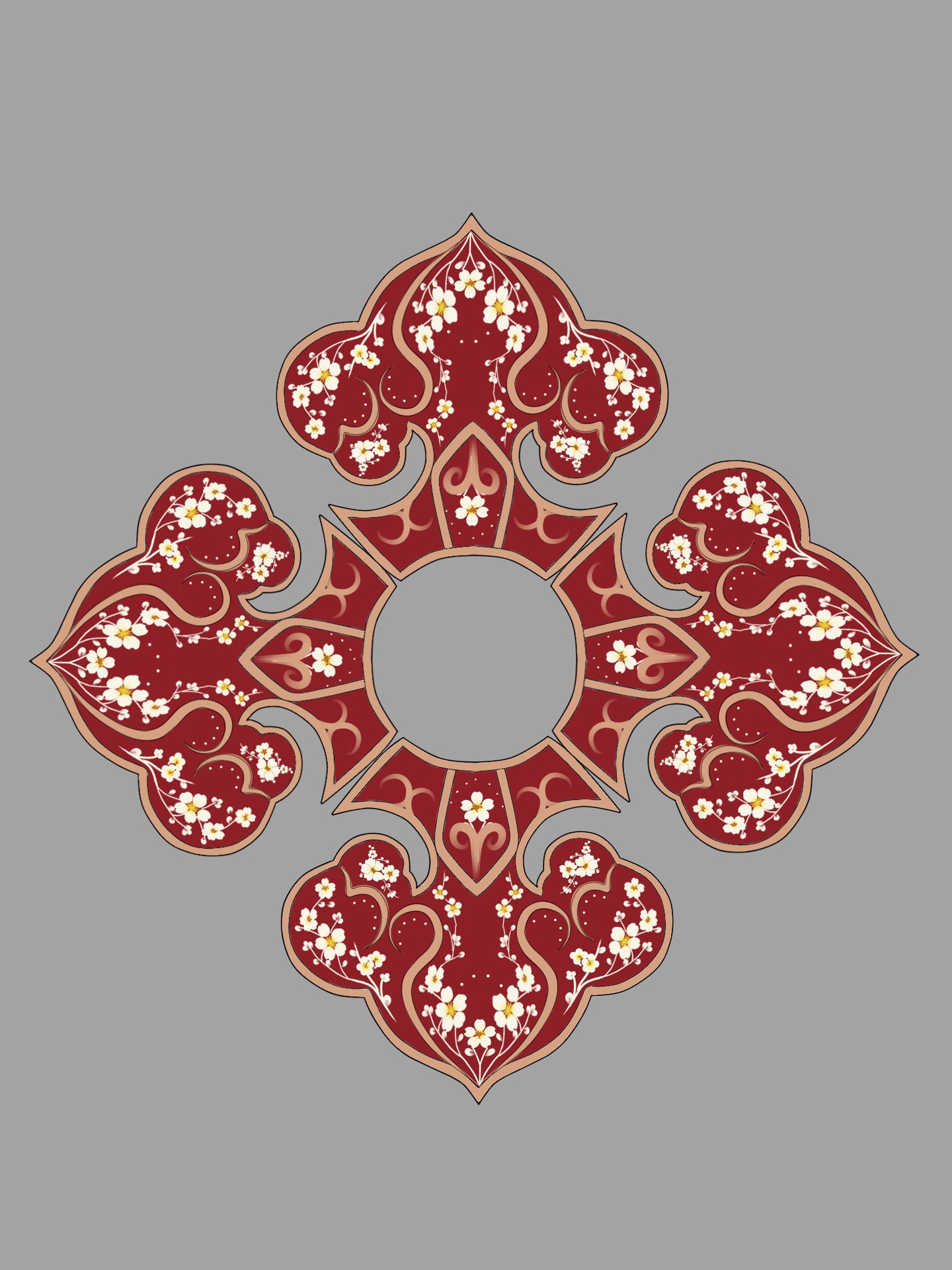 8888原创绣花新款明制云肩披肩百搭汉服配饰四片