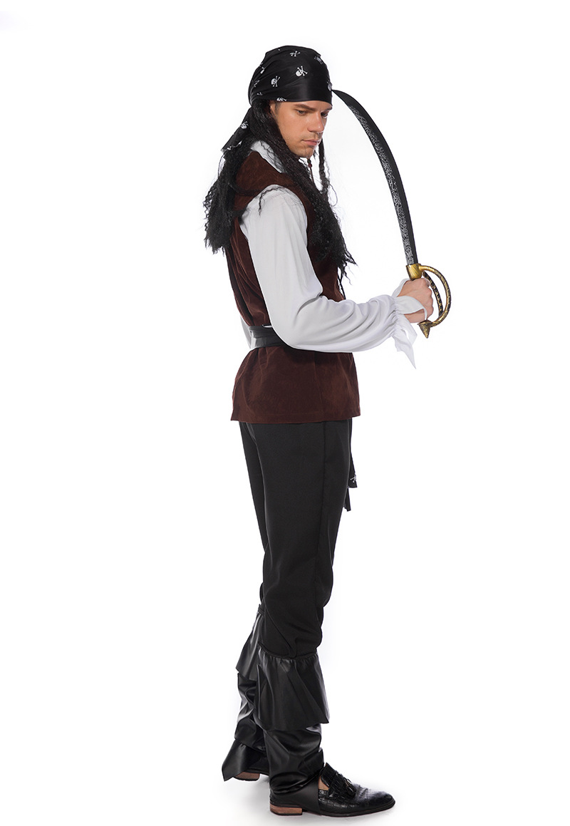 珠密恋出口欧美制服成人男 海盗服 海盗装万圣节角色扮演游戏服