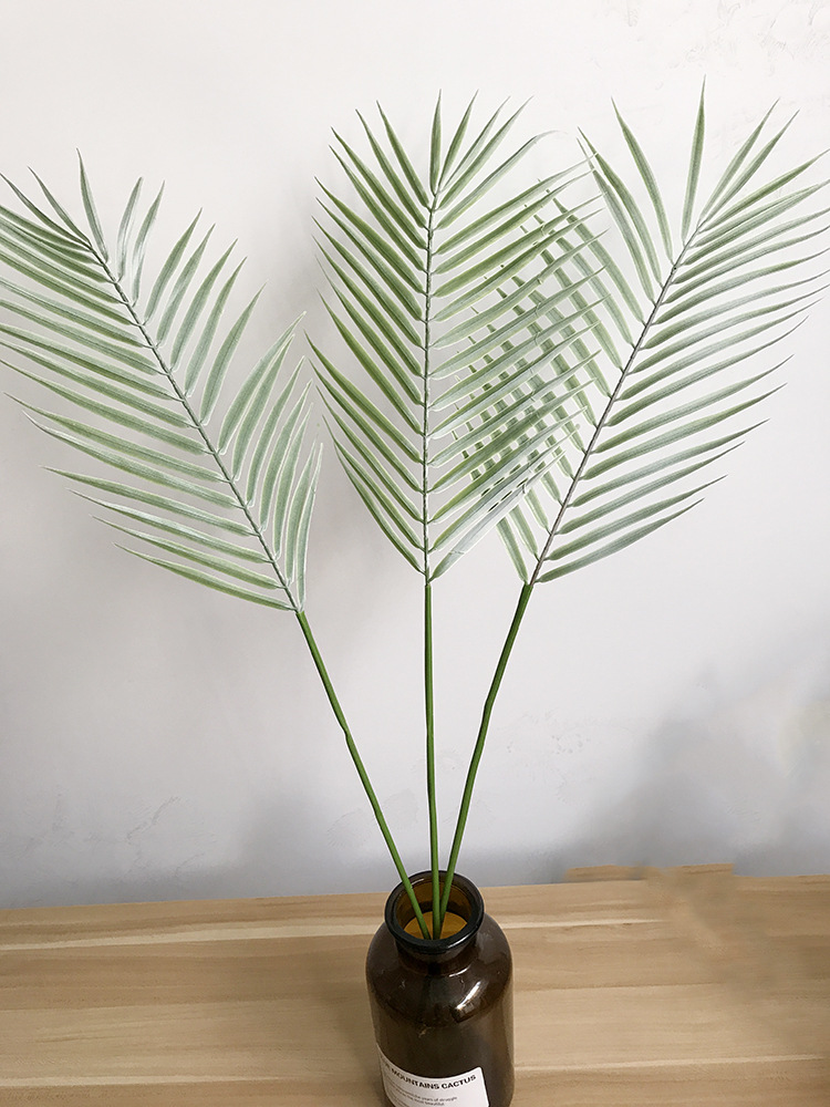 仿真绿叶散尾叶葵叶长针叶婚庆插花叶子拍摄道具ins风道具