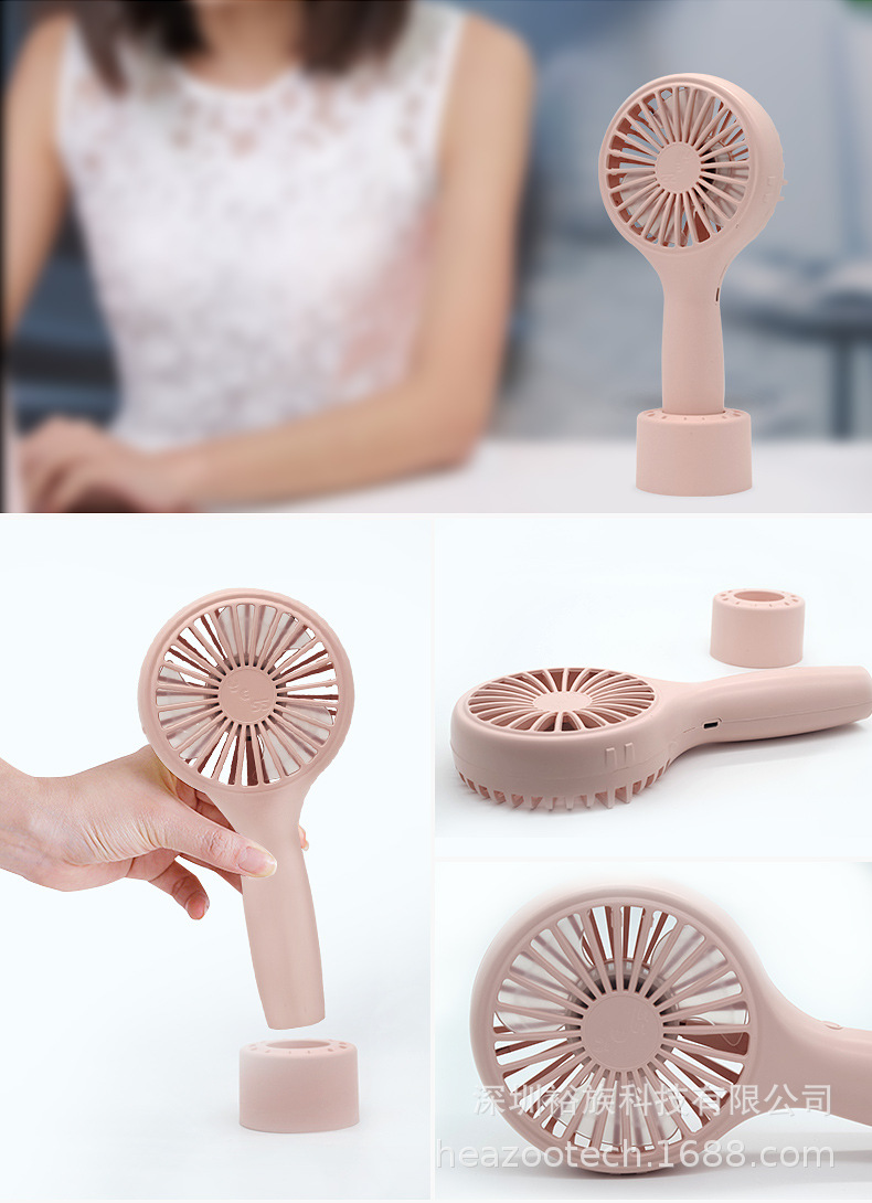 工厂直销迷你风扇usb手持风扇充电学生小风扇大容量运动户外风扇 - 行