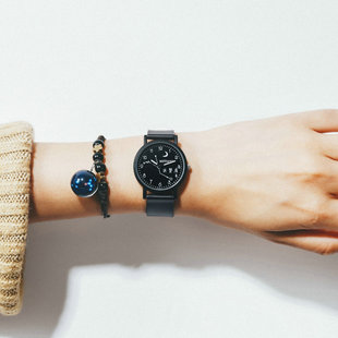 潮流手表 女学生韩版简约潮流ulzzang休闲男大气复古学院风情侣表