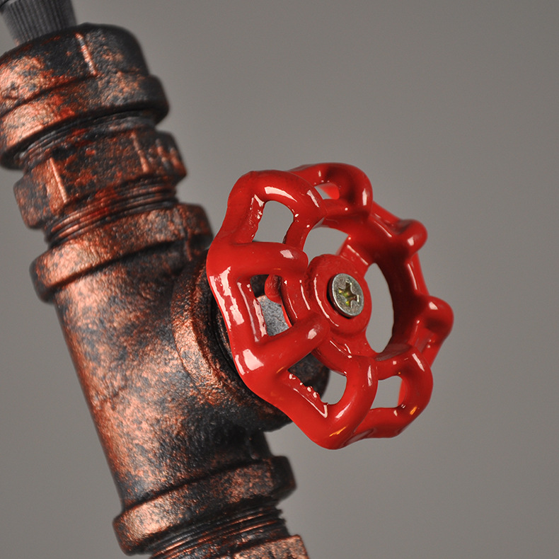 厂家批发单头水管灯钨丝吊灯创意复古铁艺餐厅咖啡厅装饰吊灯