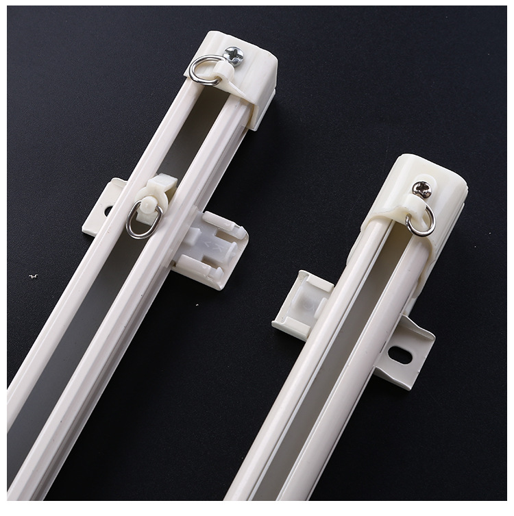 窗帘轨道安装码直轨弯轨顶装码固定支架卡扣老式侧装顶装厂家直销