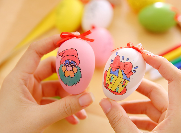 复活节彩绘蛋儿童diy手工彩绘鸡蛋涂鸦鸡蛋幼儿园小朋友礼物礼品