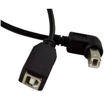 上弯90弯头USB-B延长线 USB打印口延长线 打印延长线公对母BM