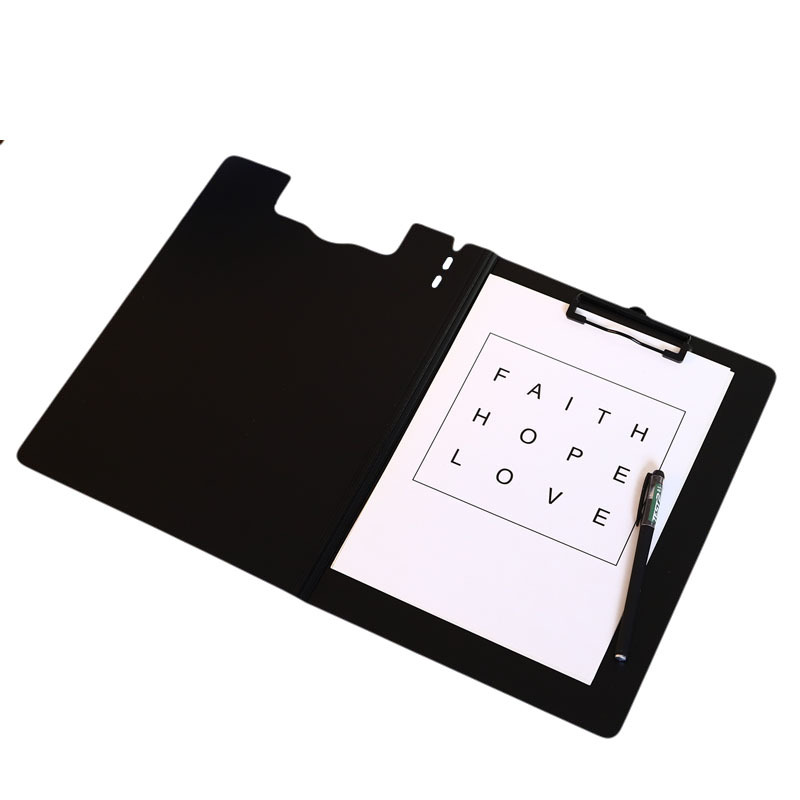 办公用品 新款纯色简易文件夹书写板夹资料夹档案夹批发