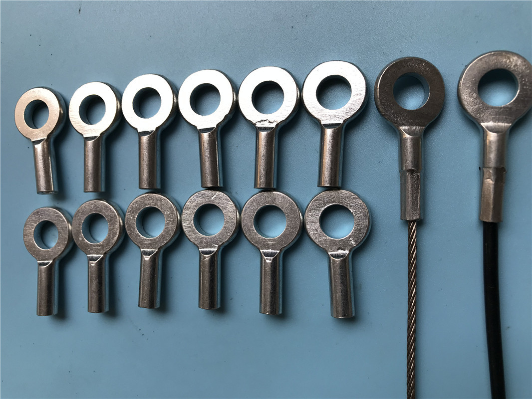 厂家鱼眼端子钢丝绳加工 运动器材钢丝绳端子产品 钢丝绳加工