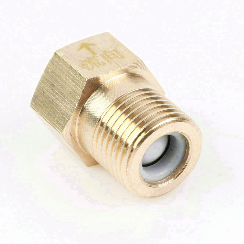 马桶止回阀 黄铜4分单向逆止阀 立式止回阀 水表内外丝活接单向阀